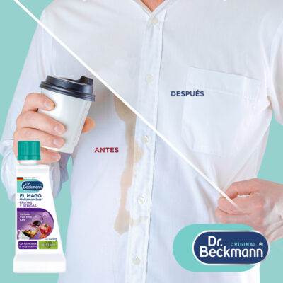 El Mago Quitamanchas - Frutas y Bebidas - Dr Beckmann - resultado de aplicación