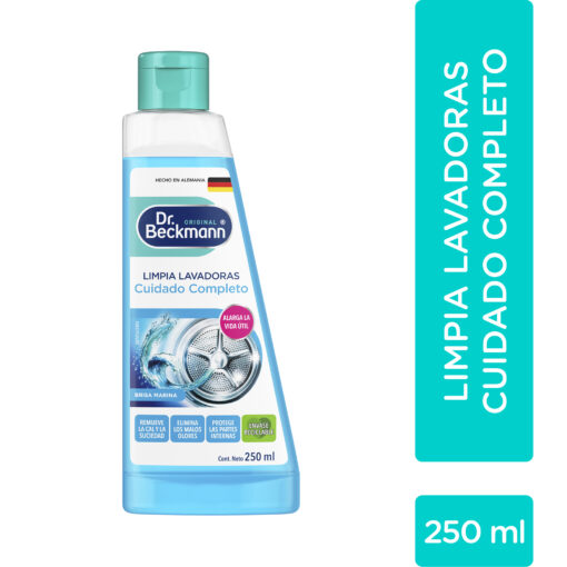 Limpia Lavadoras (Carbon Activado) 250ml - Dr Beckmann - portada