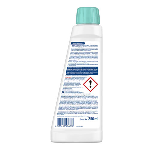 Limpiador Anti-Cal Electrodomesticos 250ml - Dr Beckmann - reverso