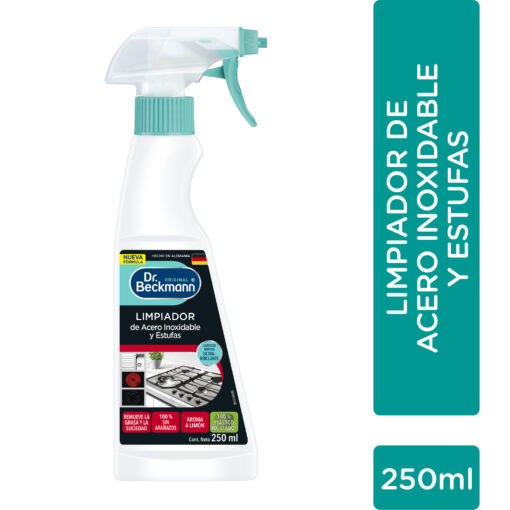 Limpiador de Acero Inoxidable y Estufas 250 ml - Dr Beckmann - portada