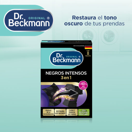 Negros Intensos Toallitas 8ct - Dr Beckmann - principal uso