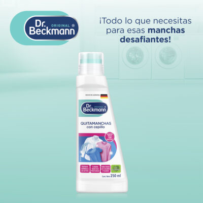 QUITAMANCHAS con cepillo - Dr Beckmann - manejo