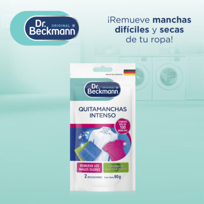 QUITAMMANCHAS INTENSO 80g - Dr Beckmann - manejo