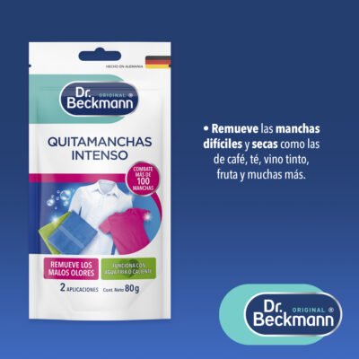 QUITAMMANCHAS INTENSO 80g - Dr Beckmann - principal uso