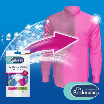 QUITAMMANCHAS INTENSO 80g - Dr Beckmann - resultado de aplicación