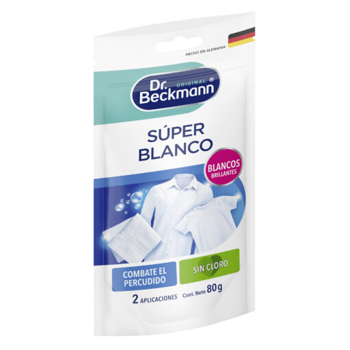 Súper Blanco 80g - Dr Beckmann - arriba