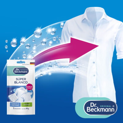 Súper Blanco 80g - Dr Beckmann - resultado de aplicación