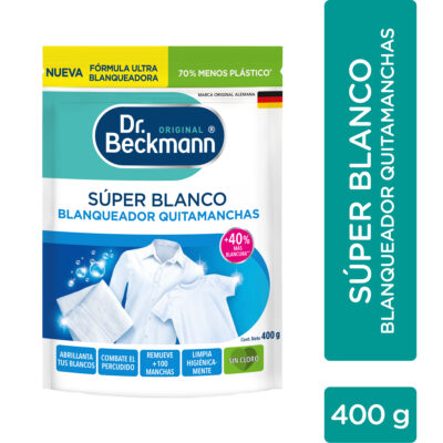 Pouch Super Blanco 400 g - Dr Beckmann - portada