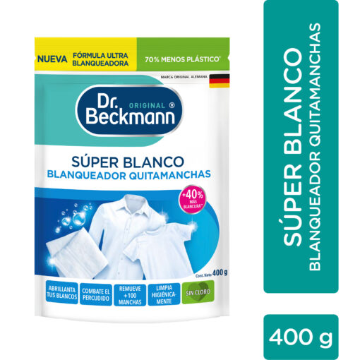 Pouch Super Blanco 400 g - Dr Beckmann - portada