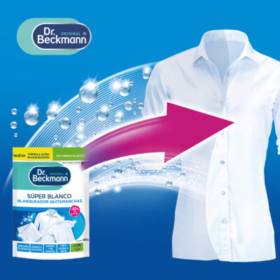 Pouch Super Blanco 400 g - Dr Beckmann - resultado de aplicación