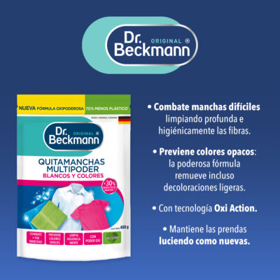 Quitamanchas Multipoder 400g - Dr Beckmann - bullets