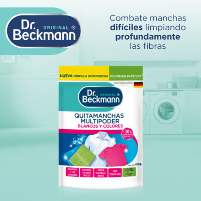 Quitamanchas Multipoder 400g - Dr Beckmann - manejo
